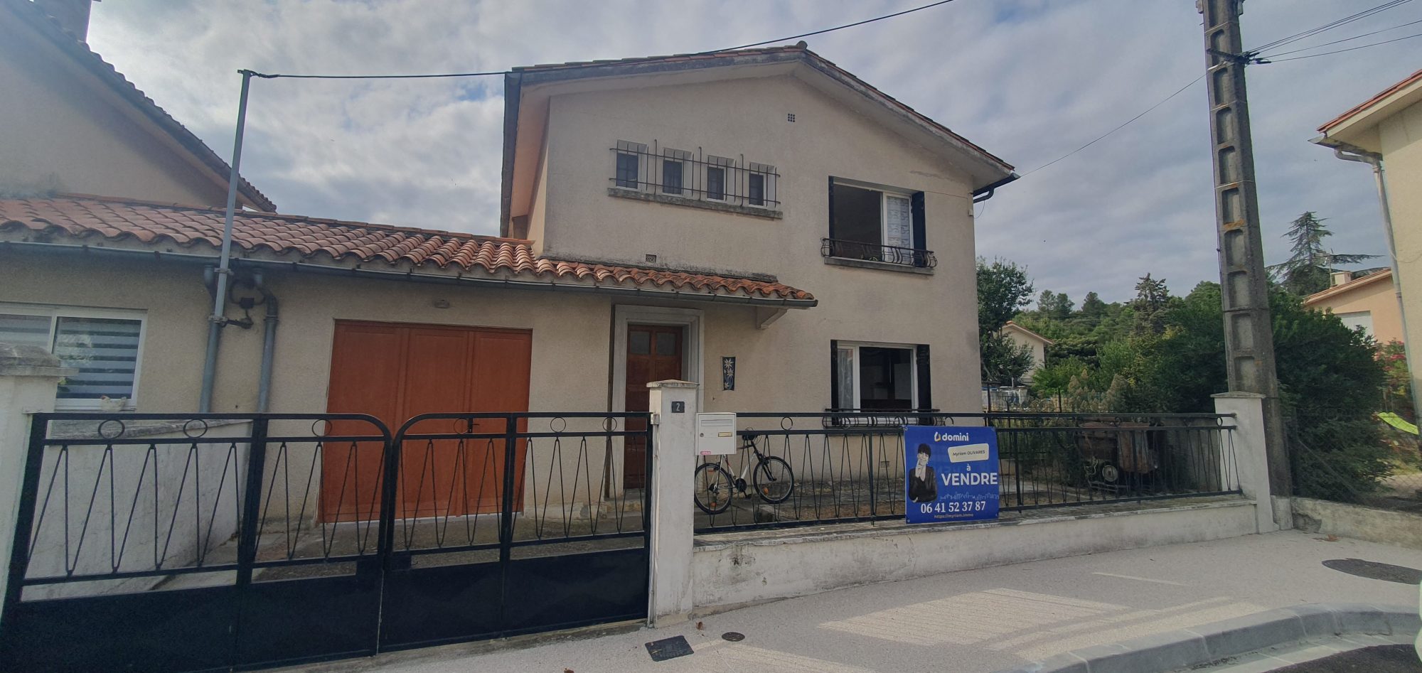 Maison de ville type 4 avec garage et jardin sur 3 faces