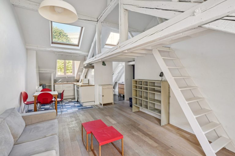 Appartement T2 sous combles, lumineux et au calme