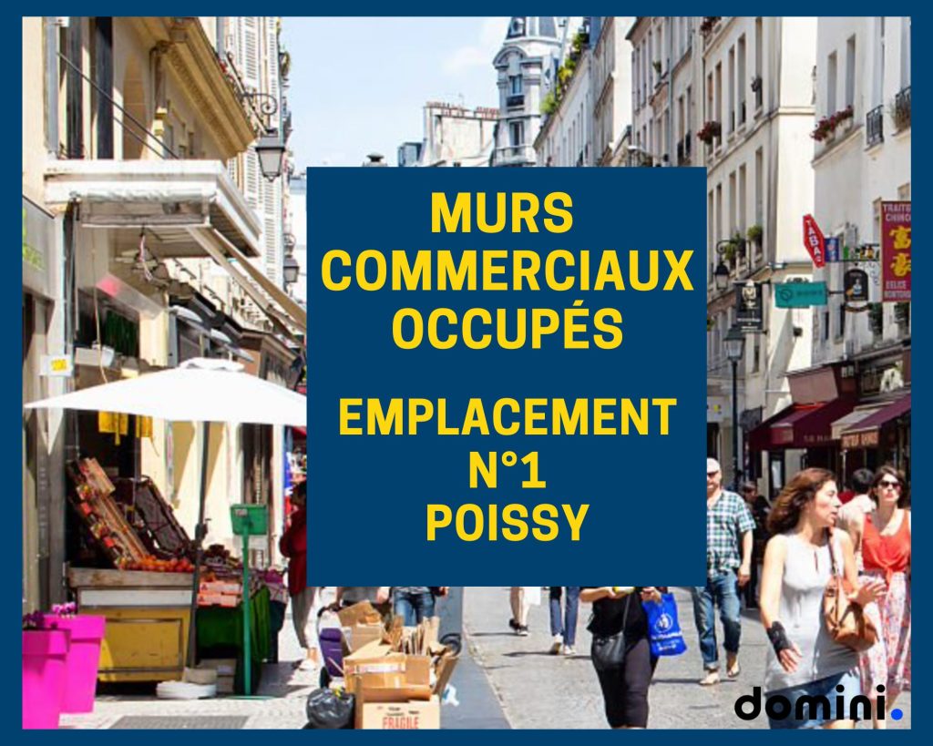 Murs commerciaux – Poissy centre-ville – Emplacement n°1