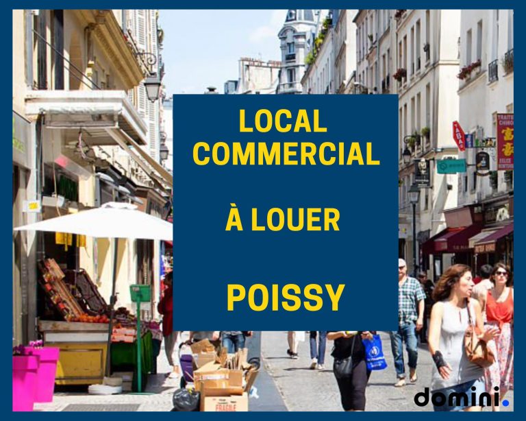 Local commercial brut à louer – 170 m² – Poissy